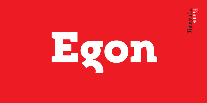 Przykładowa czcionka Egon #1